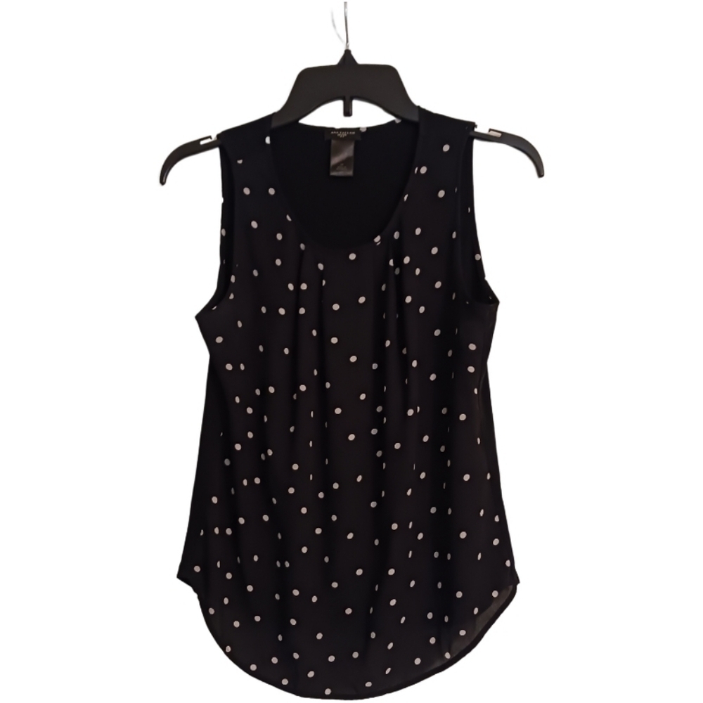 Black and White Polka Dot Blouse